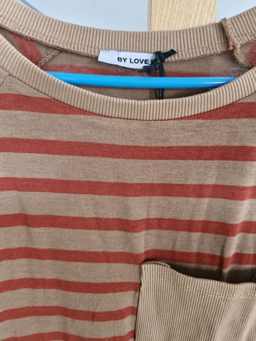 Bluzka w paski bawełniana M/L