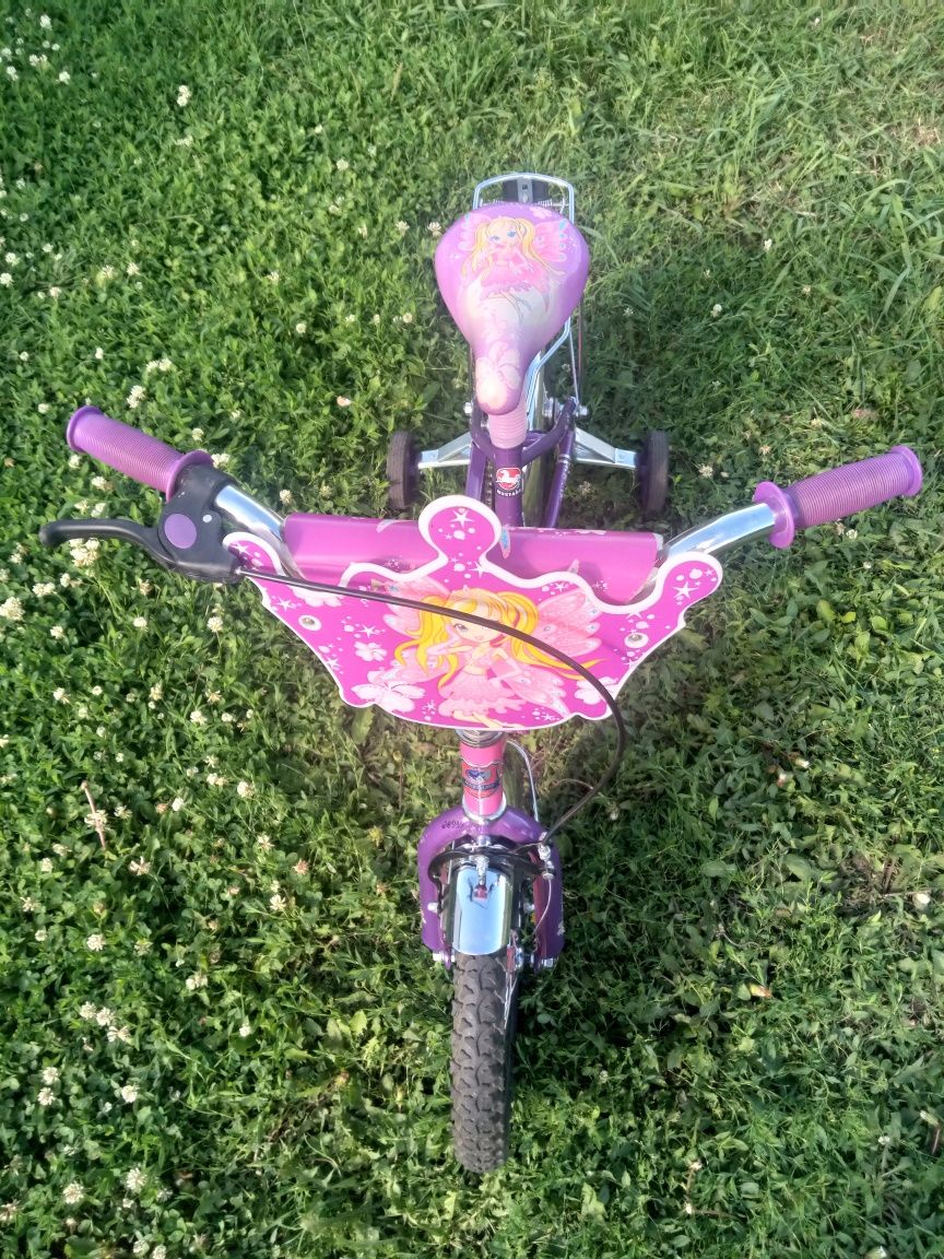 Велосипед детский для девочек Мустанг Принцесса + защита в ПОДАРОК