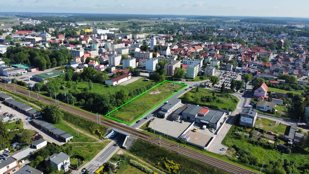 3217 m2 działki w ścisłym centrum Działdowo