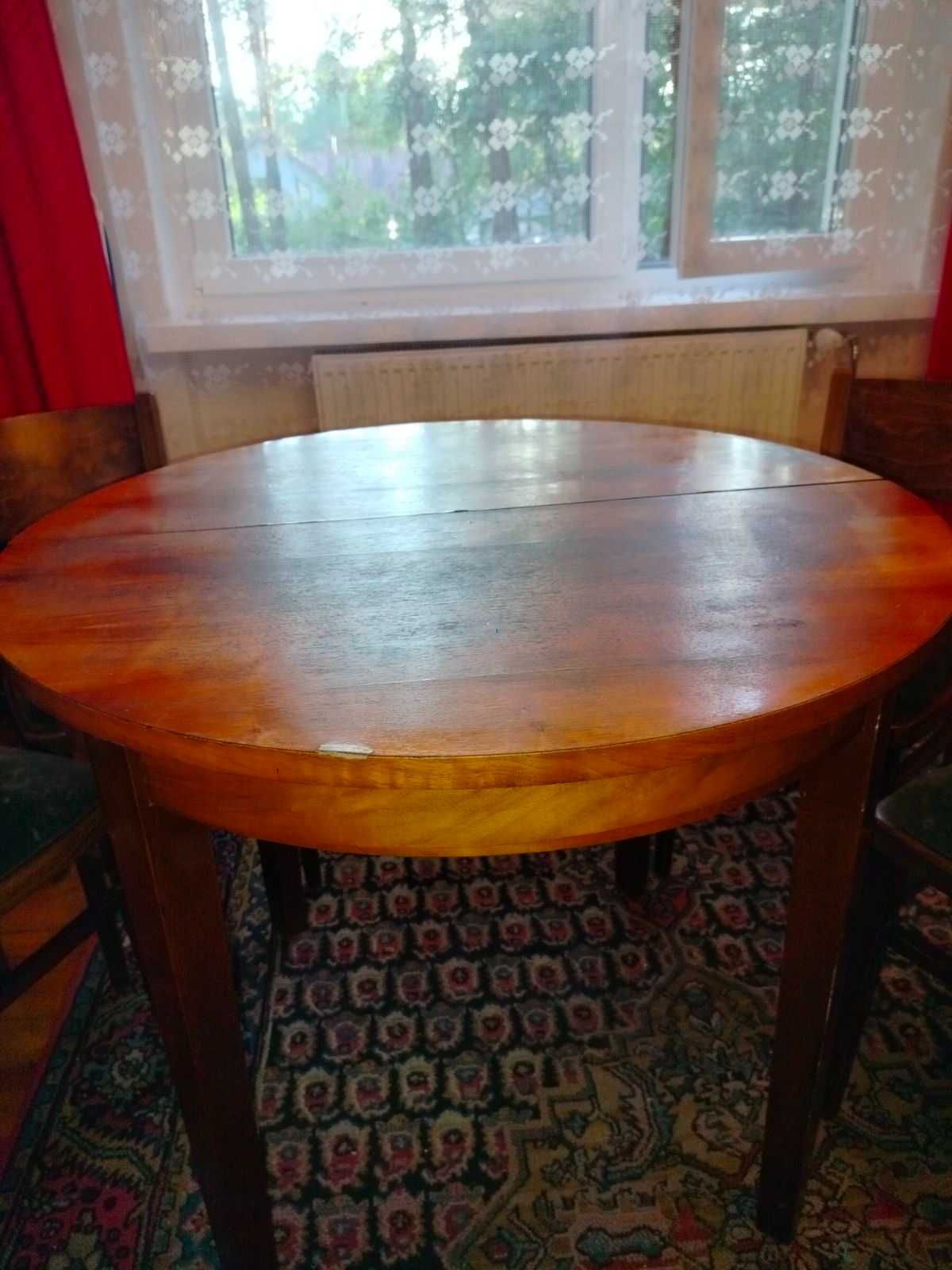 Komplet stół i 4 krzesła lata 60