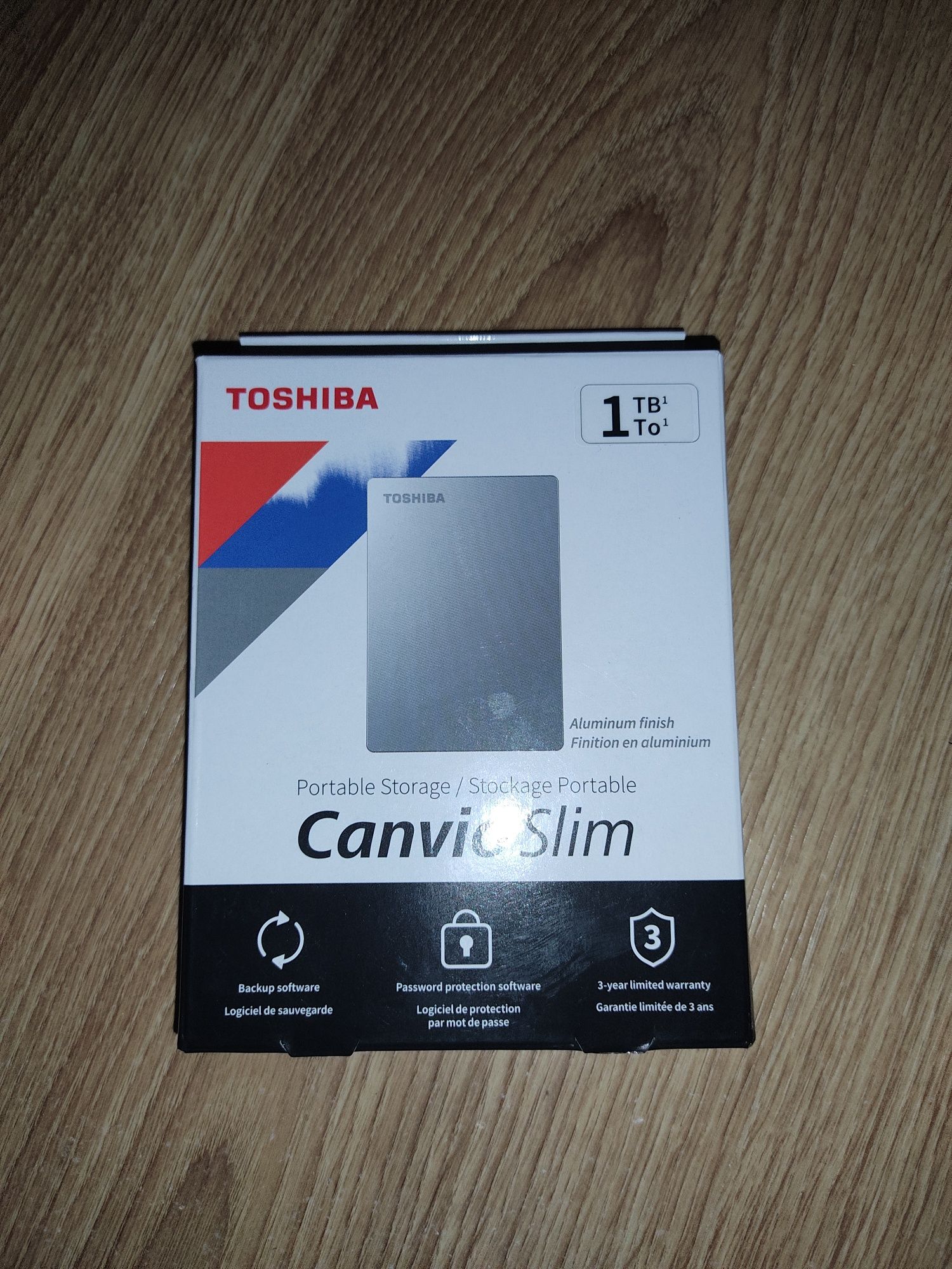 NOVO SELADO Toshiba Canvio Slim 1TB