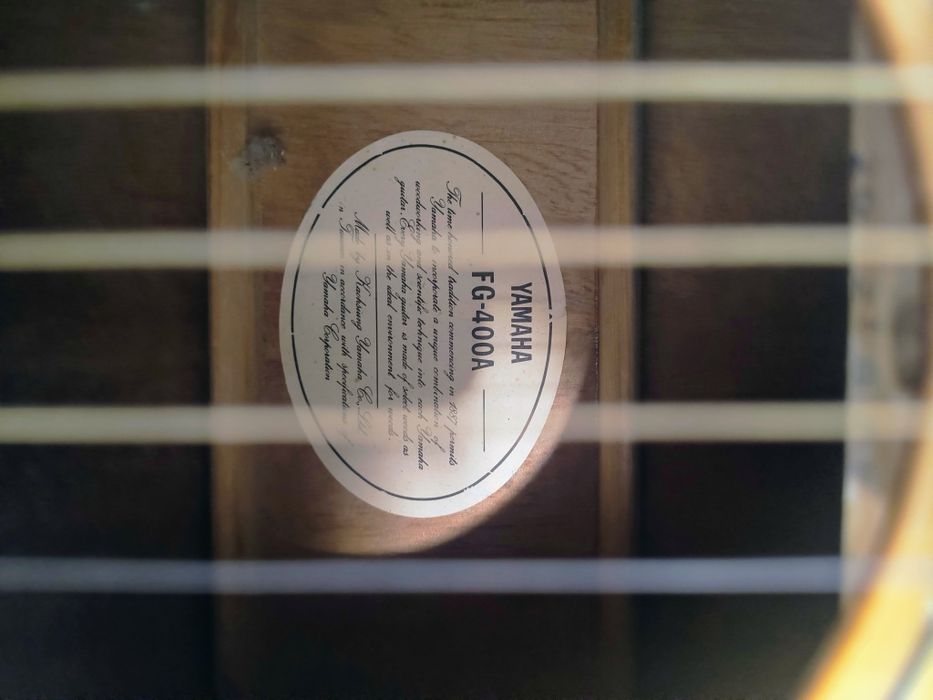 Гітара Ямаха FG-400A