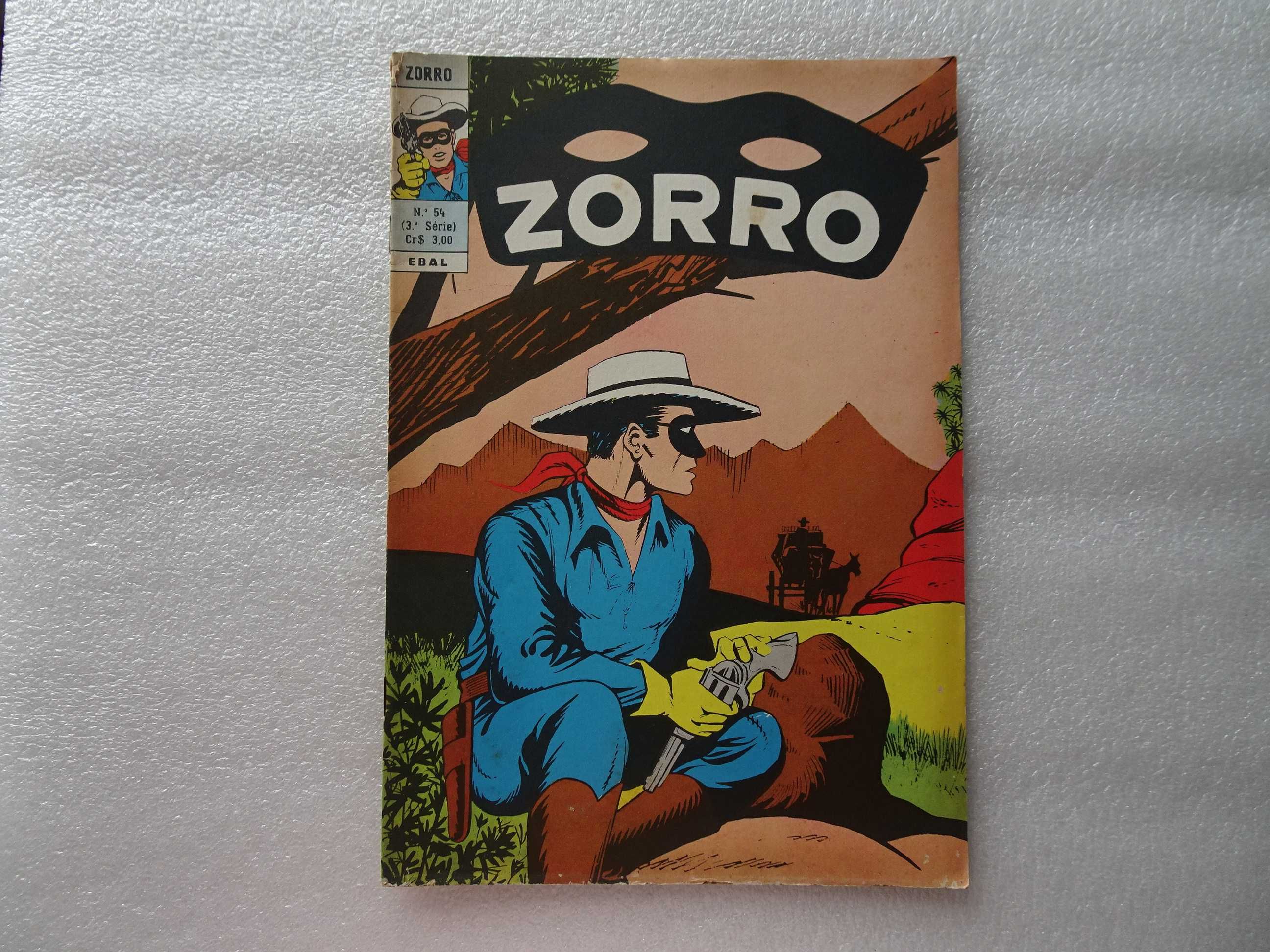 Livro EBAL - Zorro nº 54 (3ª série)