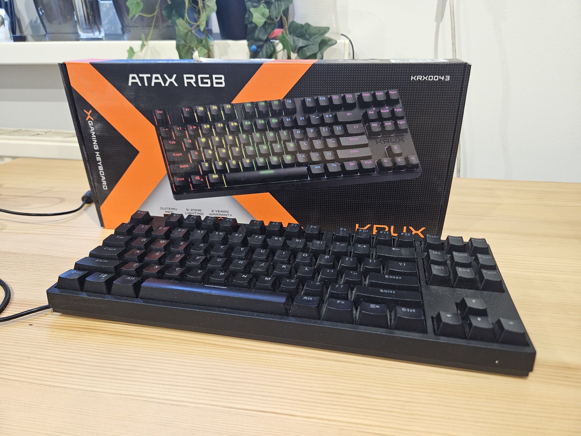 Klawiatura MECHANICZNA ATAX RGB stan idealny