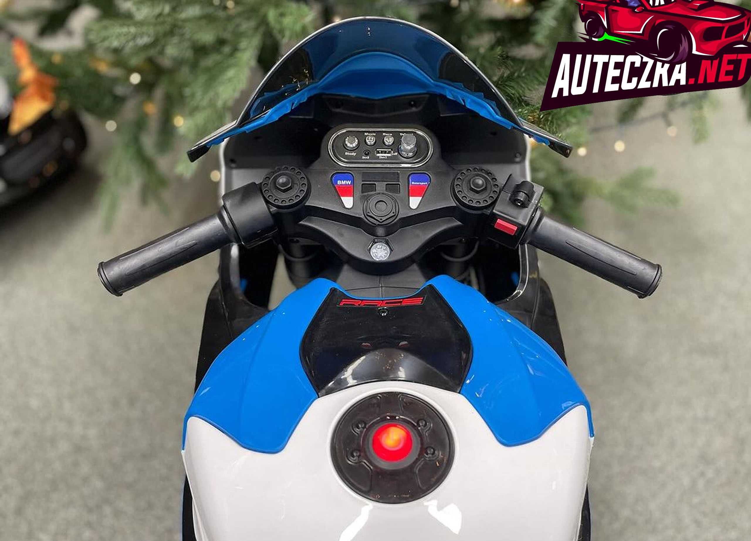 Duży motor ścigacz na akumulator dla dziecka BMW HP4 elektryczny