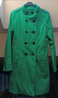 Płaszcz zielony rozmiar 38
