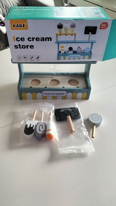 Drewniany sorter lody zestaw niekompletny