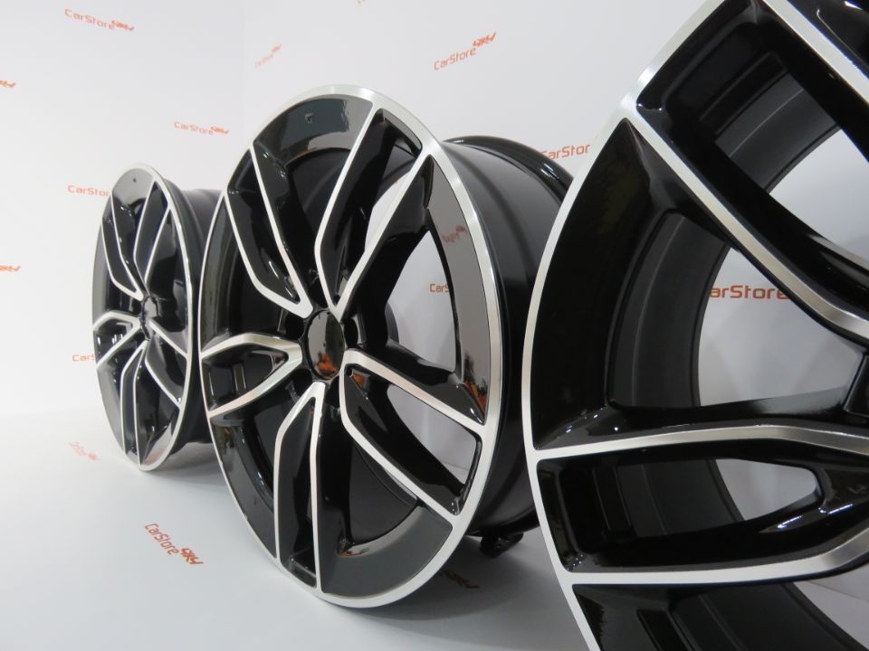 Jantes  Look Mercedes  Cla 18 8 et 45 5x112  PRetas + Polidas