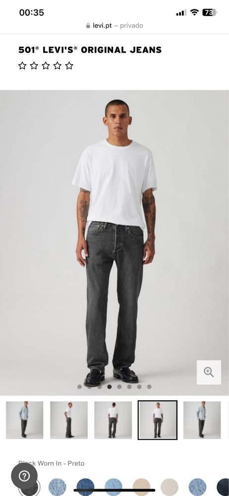 Calças Levi’s 501
