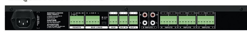 Mikser strefowy Behringer ZMX8210