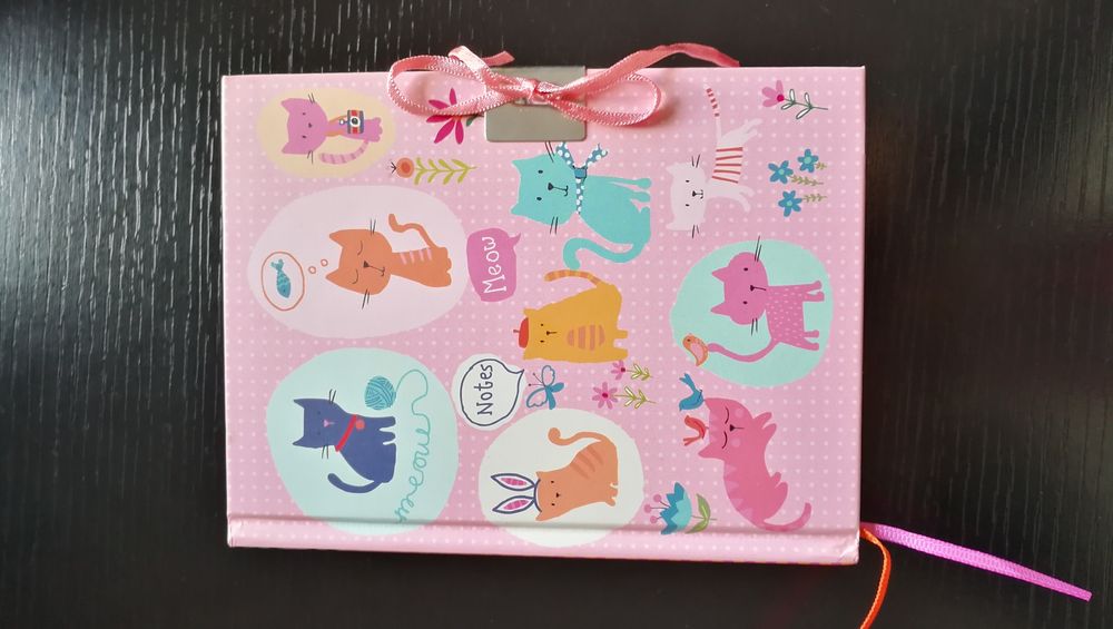 A ESTREAR I Diários/ Bloco notas Acessorize Gatos/Coruja