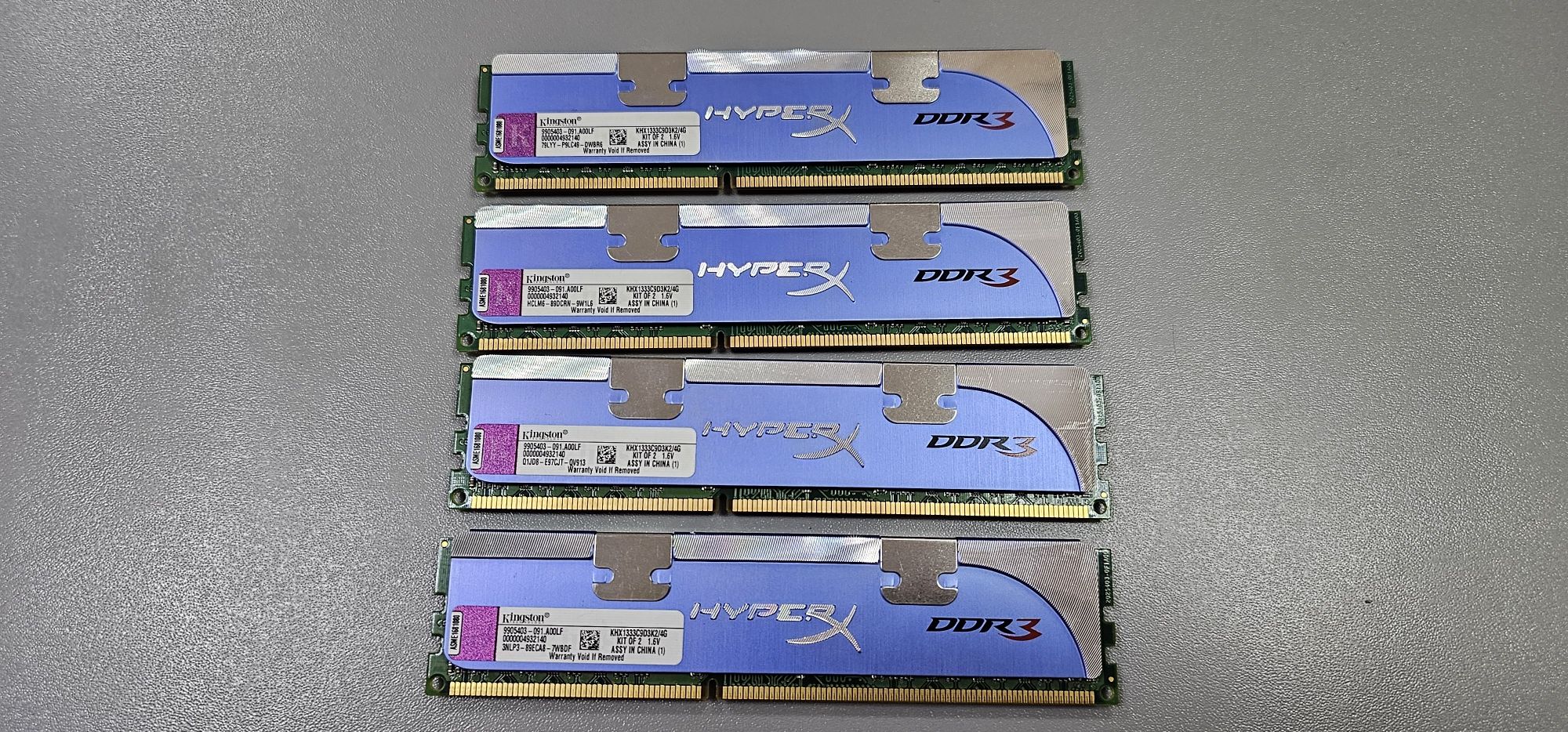 Pamięć RAM DDR3 Kingston KHX1333C9D3K2/4G