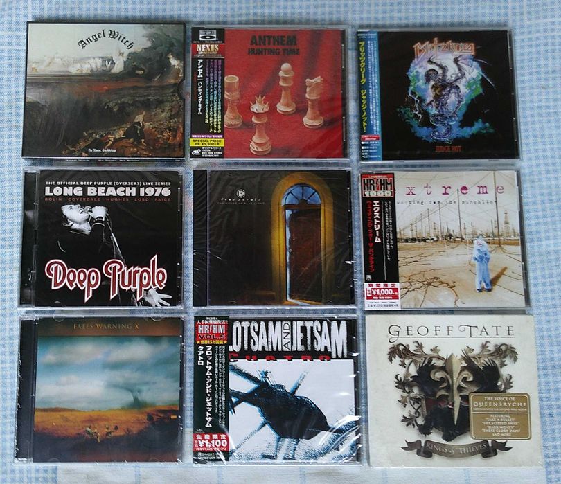 CD's Metal, novos e selados. Envio Imediato.