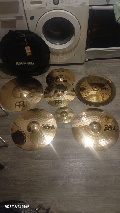 Продам сет барабанних тарілок Paiste,Meinl