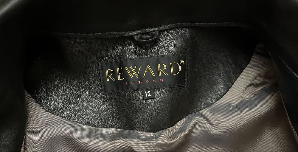 Винтажный кожаный плащ London reward  , авангард, минимализм