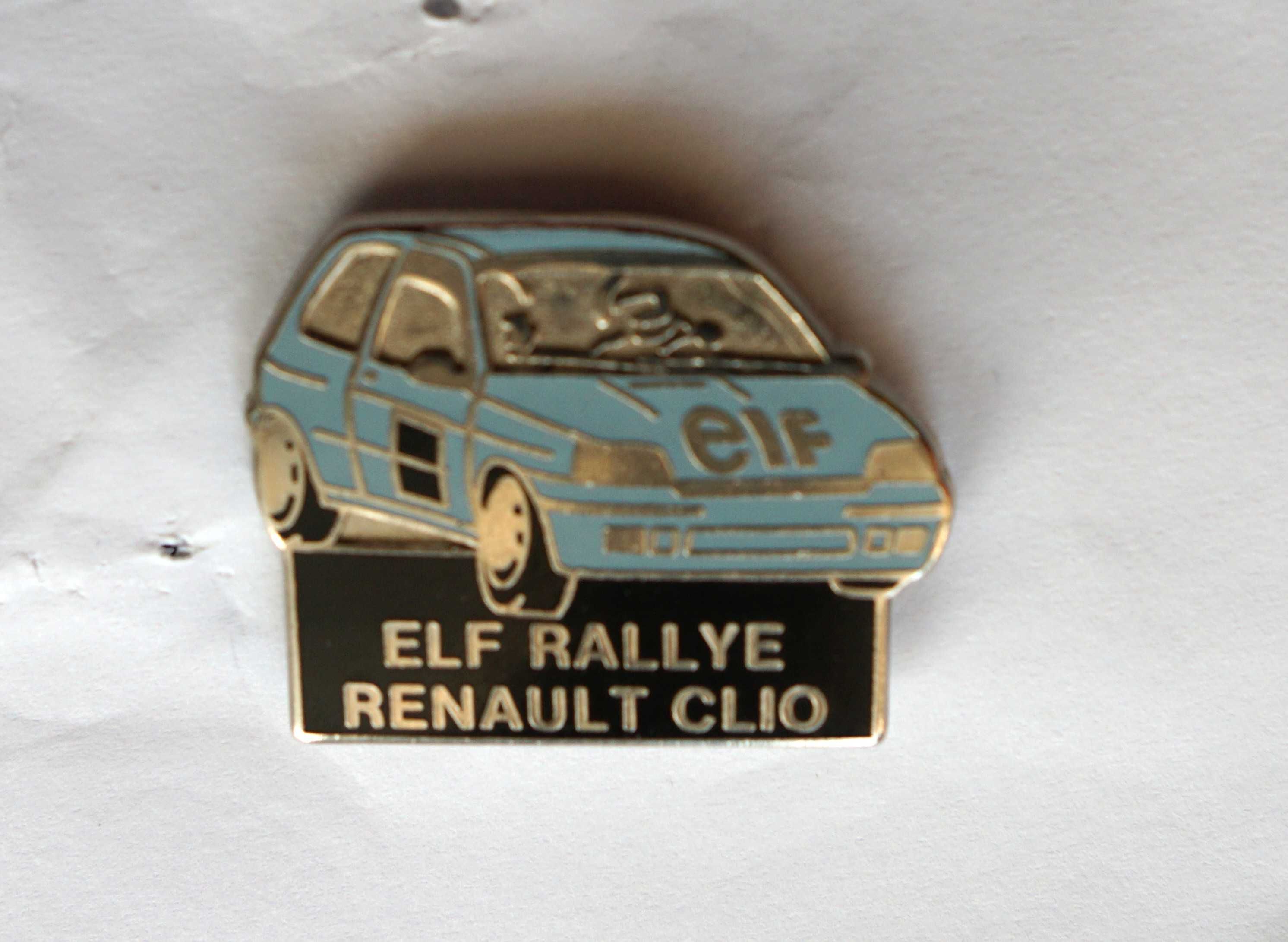 komplet przypinek Renault Clio emalia