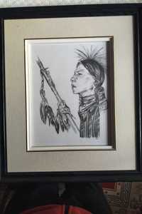 Cheyenne Warrior grafika/rysunek orginal