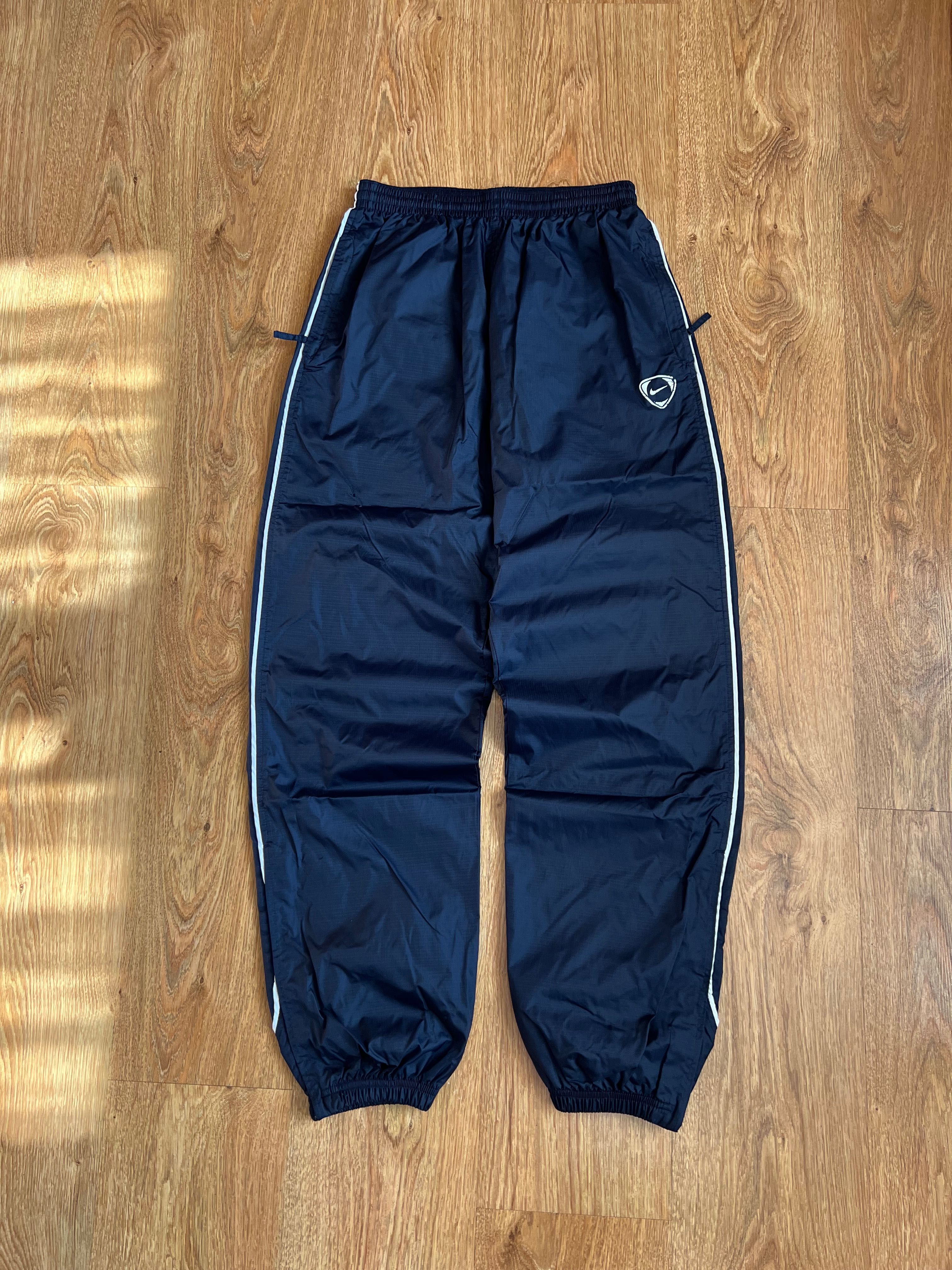 Нейлоновые штаны Nike Baggy парашуты Nylon широкий фит Sk8 rep y2k