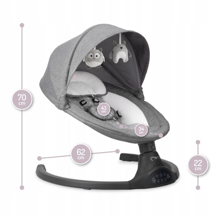 Bujaczek leżaczek elektryczny