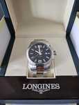 Longines Conquest L3.760.4 zegarek meski srebny bransoleta