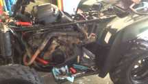 kawasaki brute force KVF 750 rama silnik dyfer zaplon plastiki kola