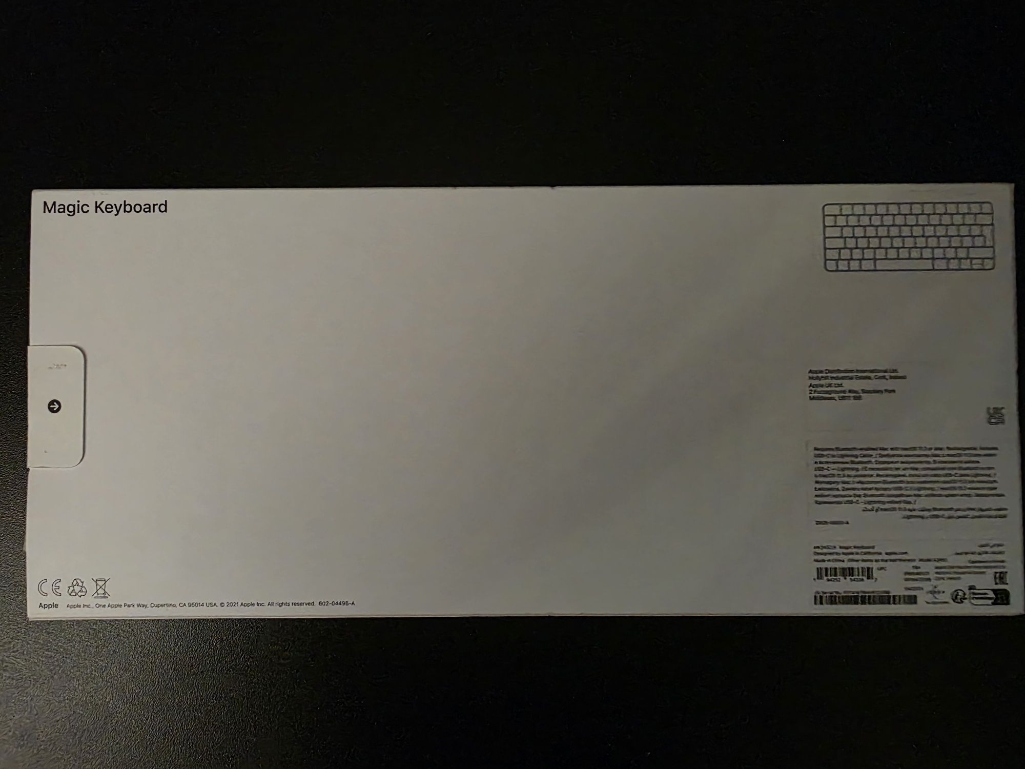 Klawiatura bezprzewodowa APPLE Magic Keyboard Nowa, Gwarancja
