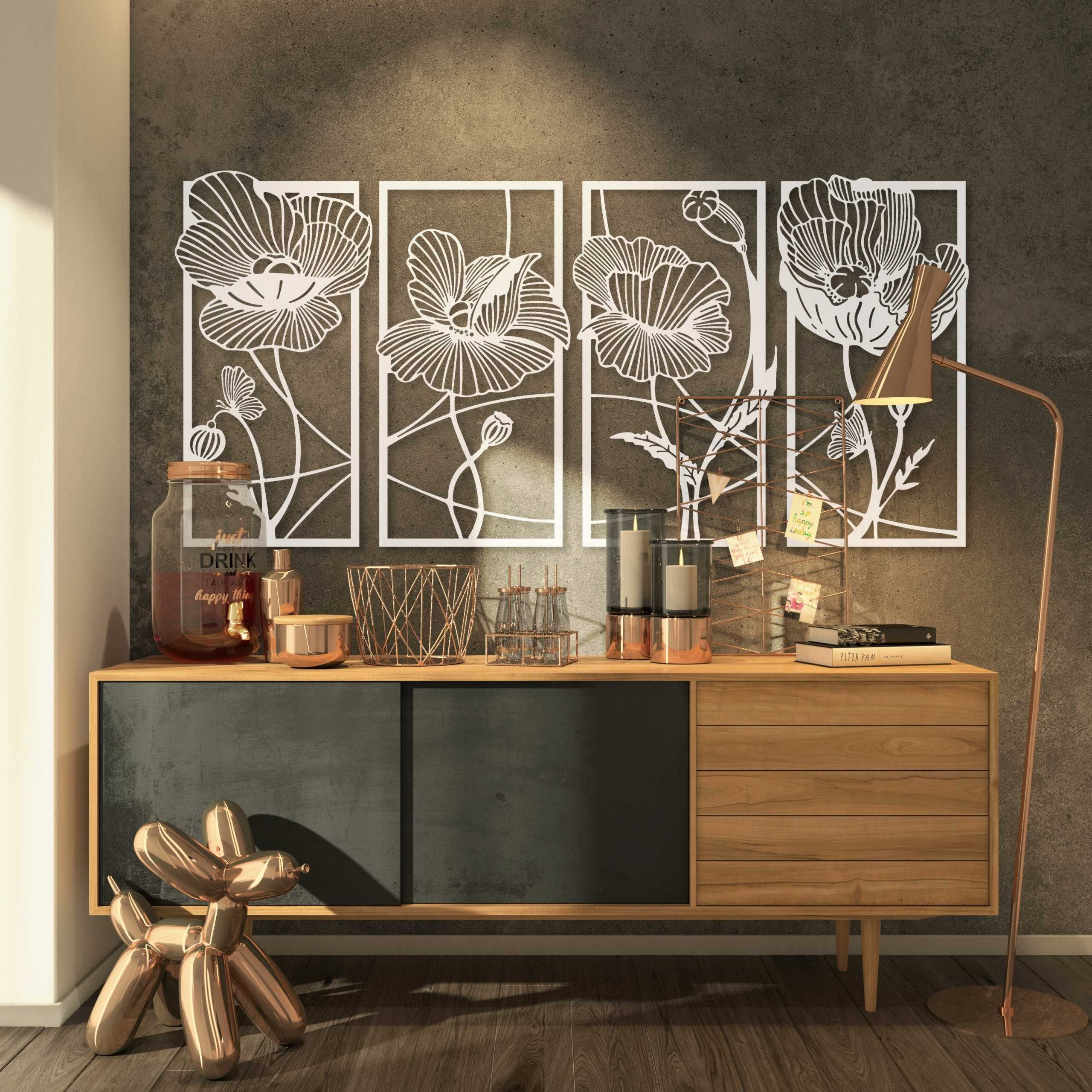 Obraz Ażurowy 3D Kwiaty na ścianie XXL Świetna Jakość *WYSYŁKA24H*