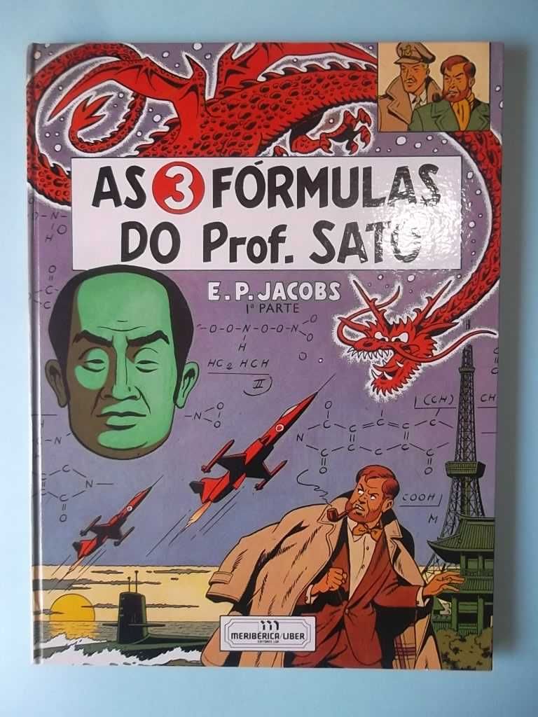 Colecção álbuns BLAKE e MORTIMER, Meribérica, Bertrand, Record, Ibis
