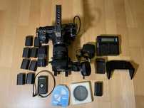 Kamera Blackmagic 6K + Obiektyw Sigma 18-35 + duży zestaw