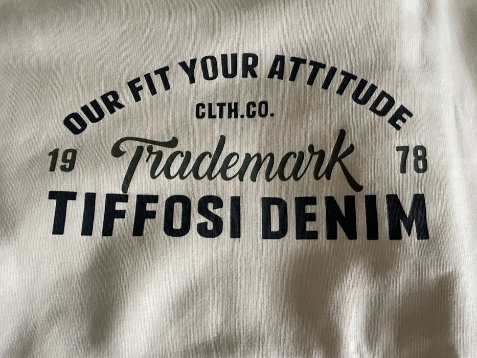 Sweatshirt bege cardada Homem S Tiffosi