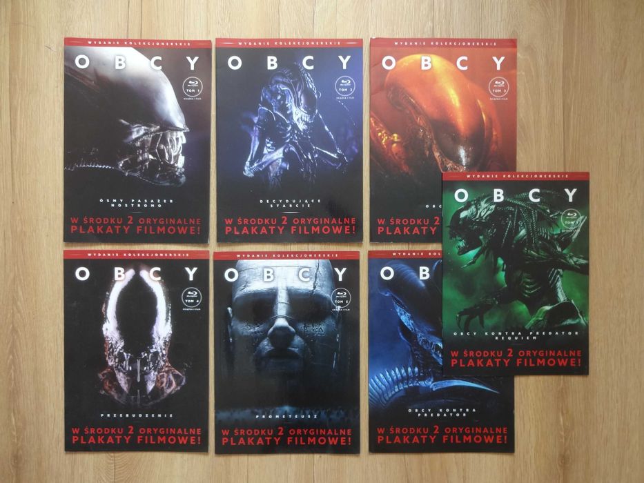 Obcy Alien - Komplet Gazet 7 szt.