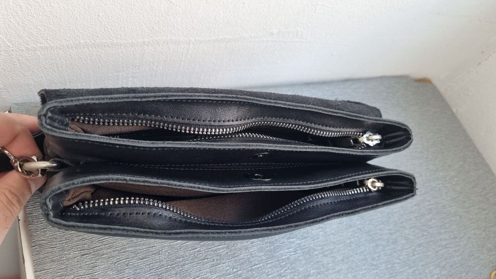 Клатч из натуральной кожи