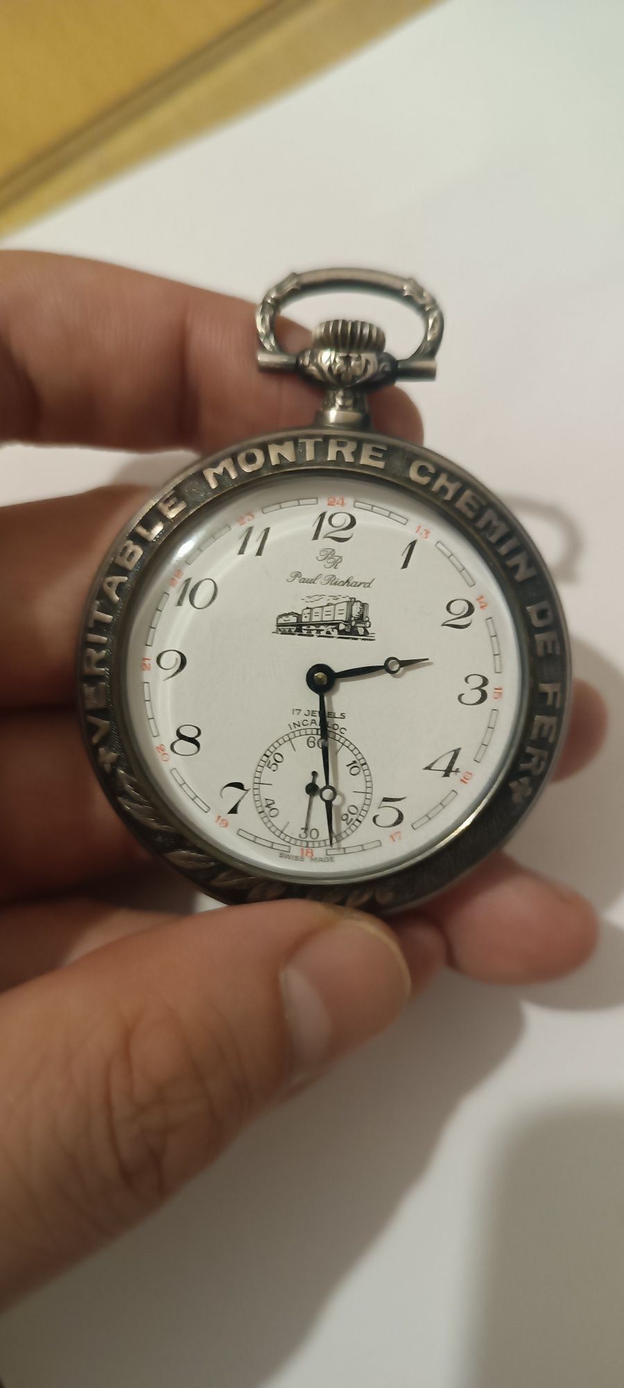 Paul Richard Veritable Montre Chemin De Fer