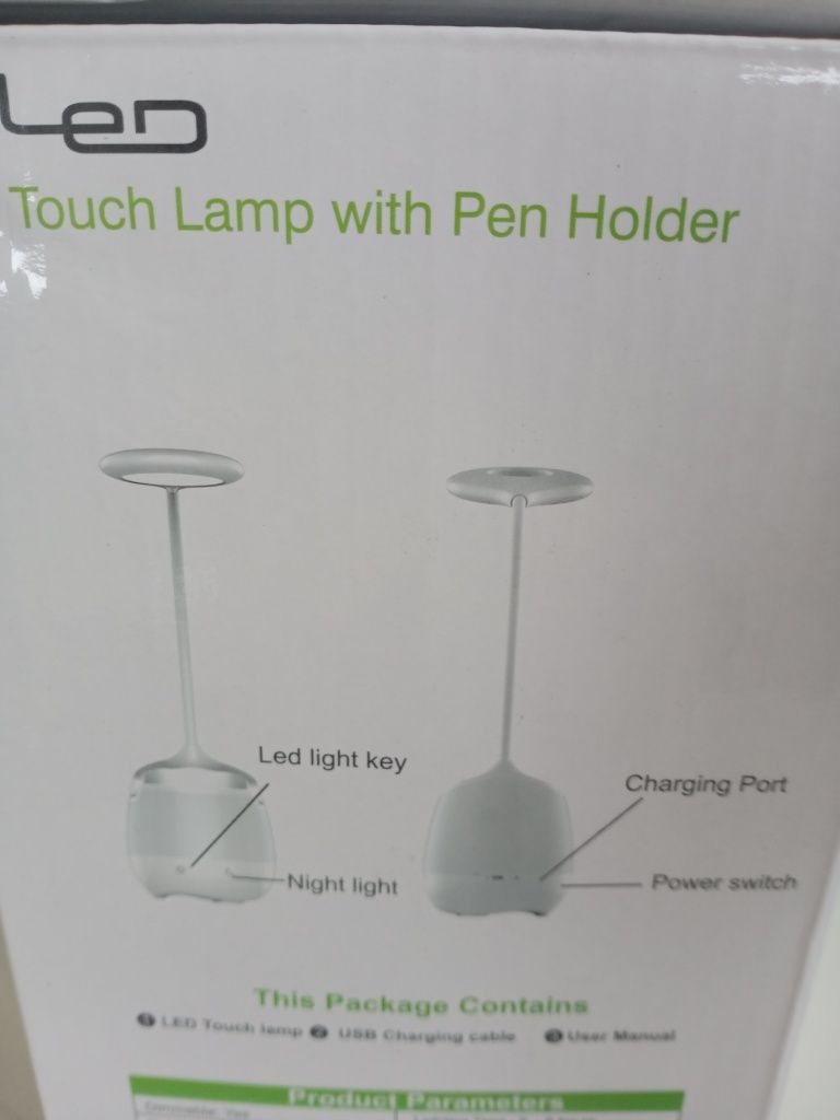 Lampka biurkowa LED, dotykowa, zmieniająca kolor