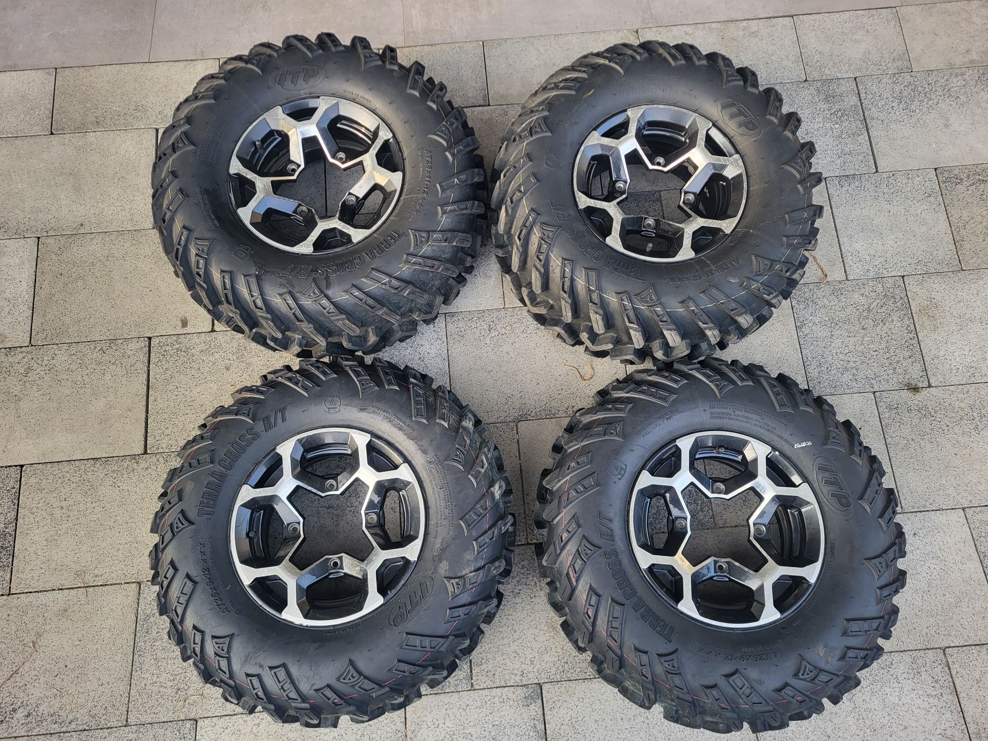 Koła 12 Can-AM Outlander Renegade Nowe opony ITP Terracross 26 4x136