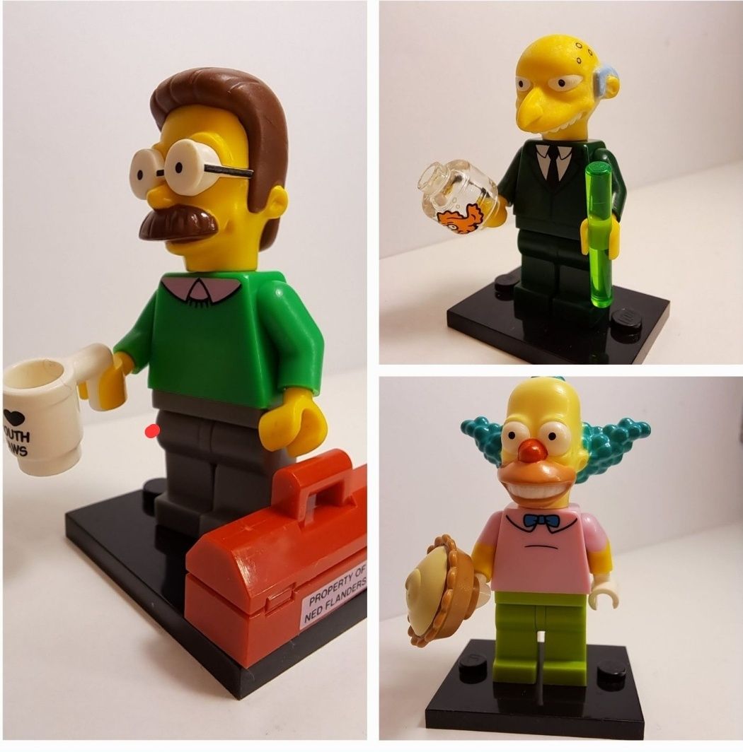 Lego Simpsons series 1 minifigures . Сімпсони мініфігури лего серія 1.