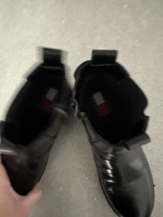 Tommy Hilfiger botki sztyblety skórzane za kostkę damskie 41