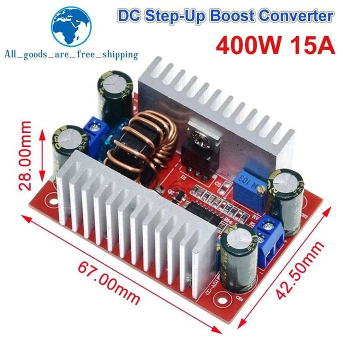 Преобразователь напряжения повышающий TL494 8.5-50 на 10-60В, 400Вт