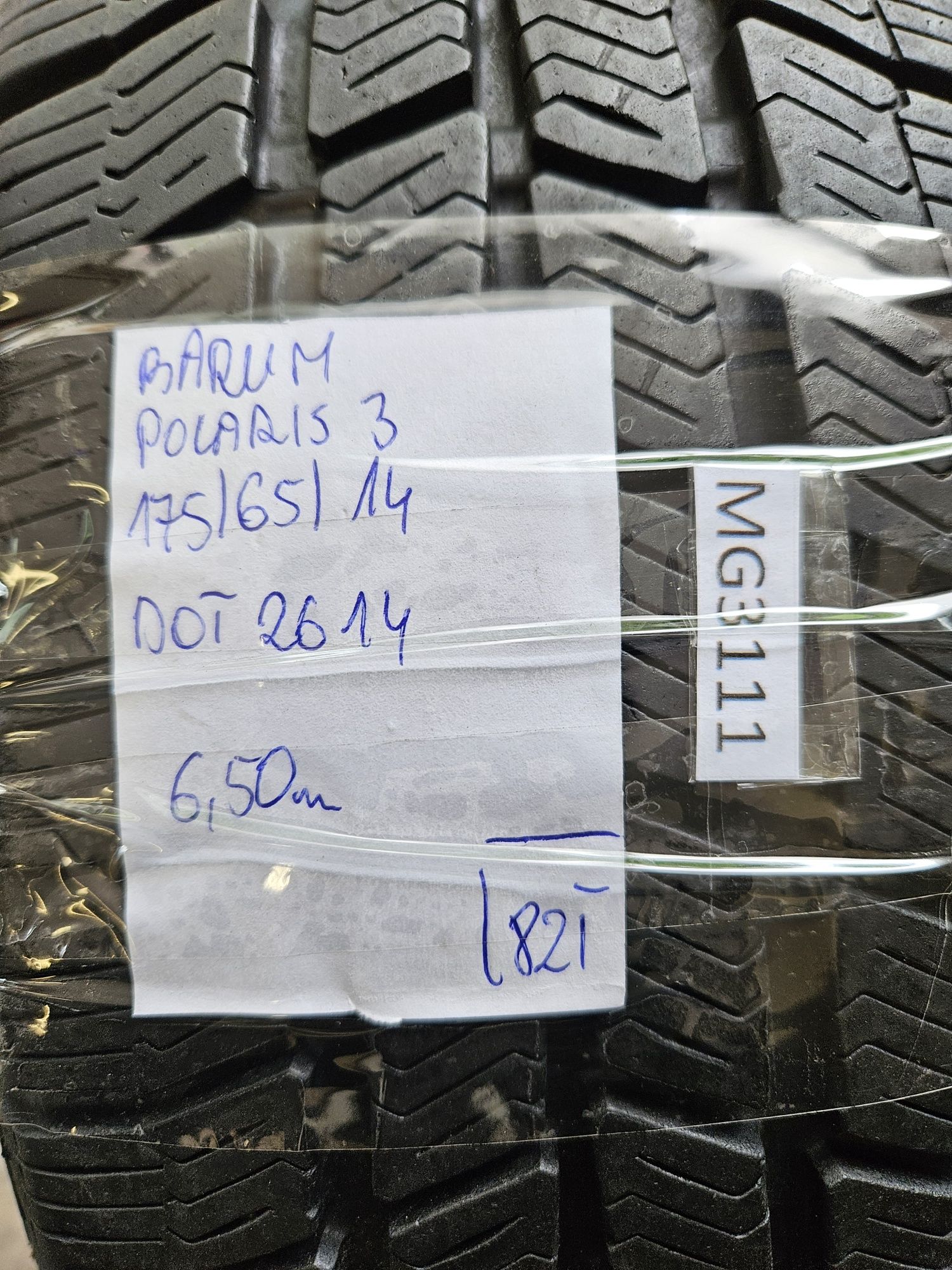 Barum 175/65 r14 Polaris 3 /// 6,5mm!!! Wysyłka