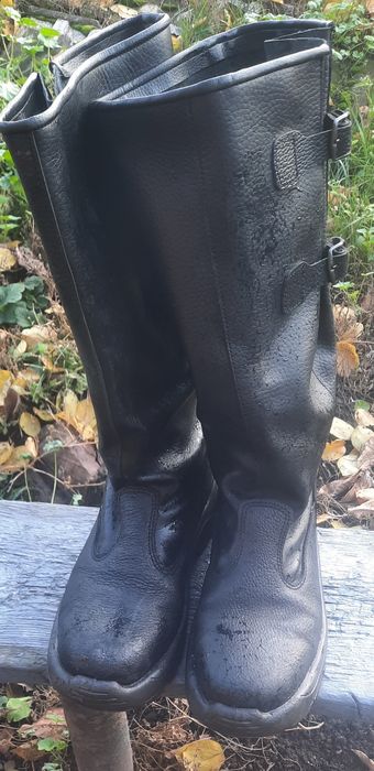 Чоботи робочі шкіряні