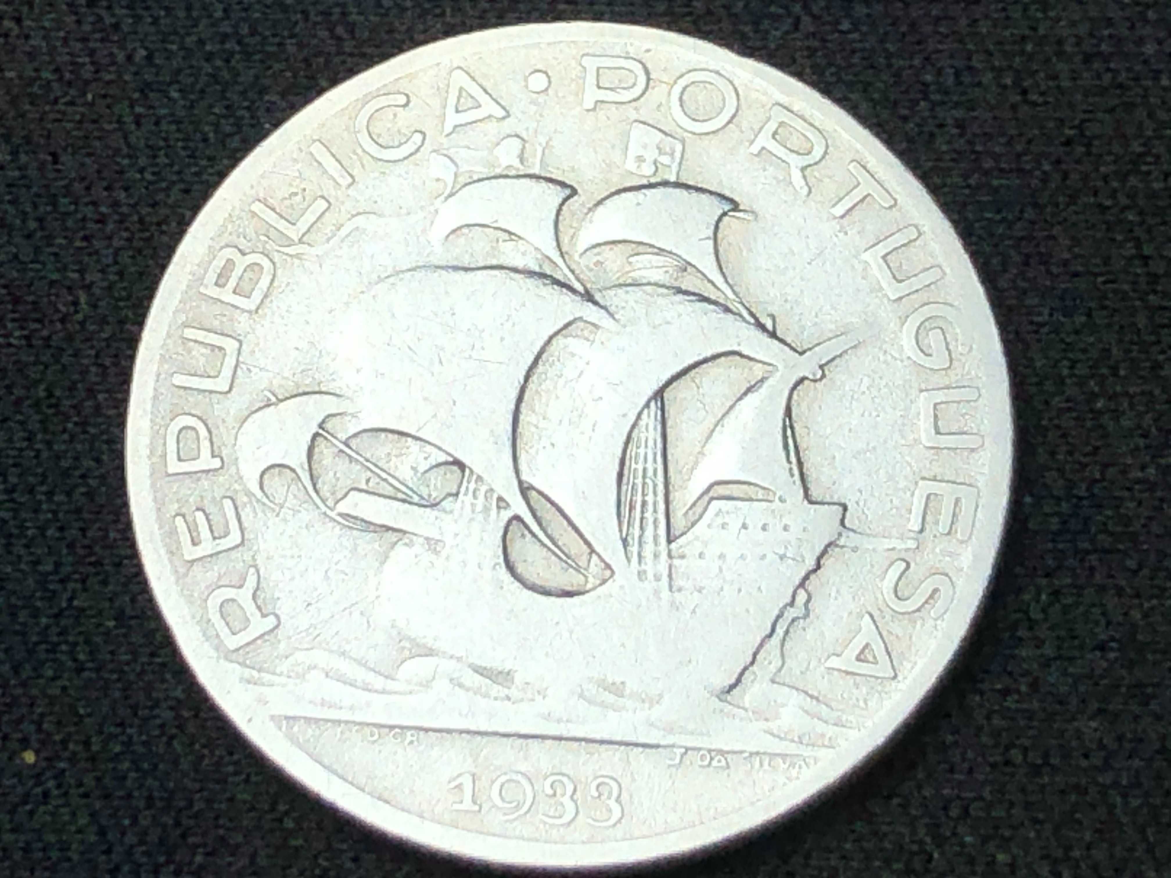 5 Escudos 1933 Prata