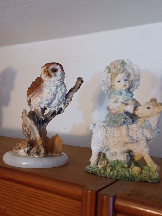 Bonecos de decoração em loiça