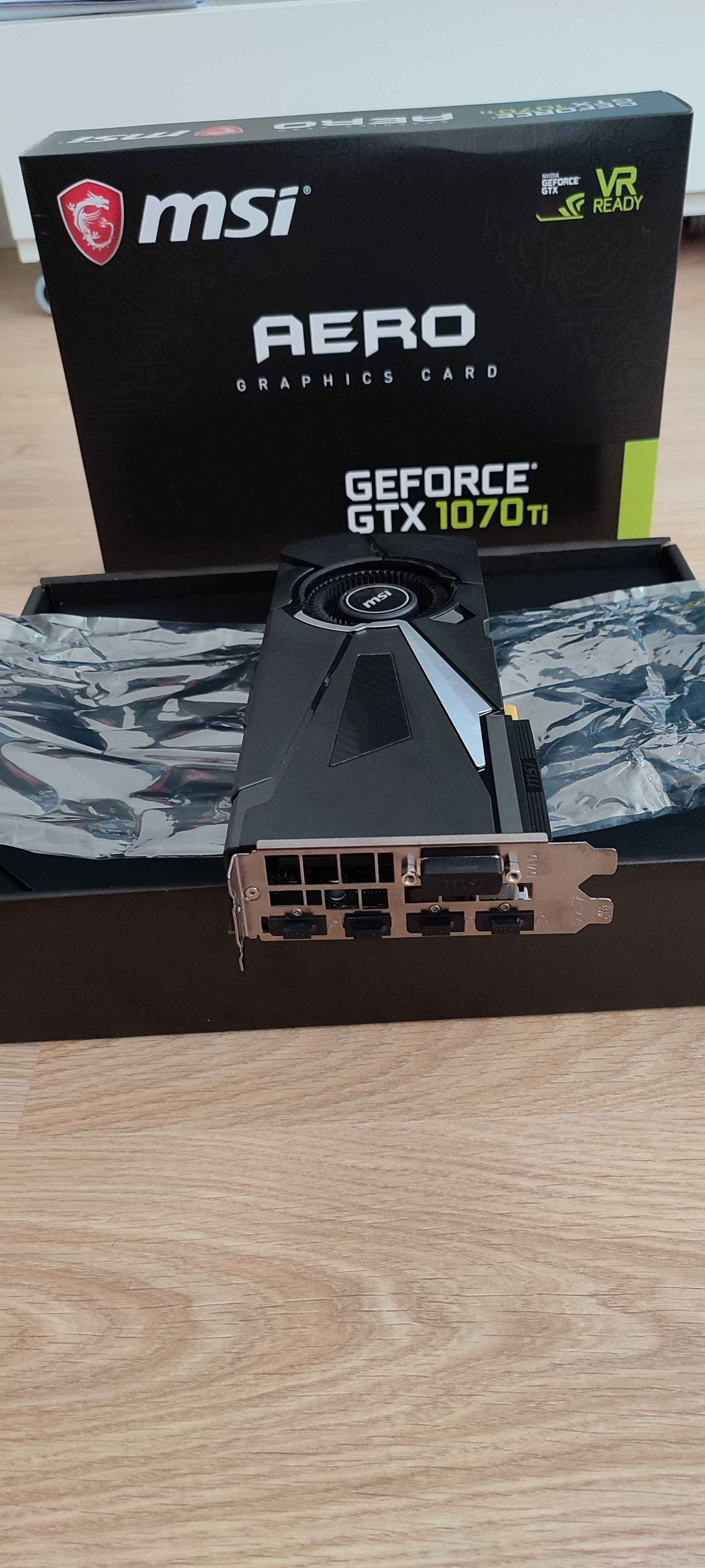 Placa Gráfica/ Graphic Card MSi AERO GTX 1070 TI 8GB