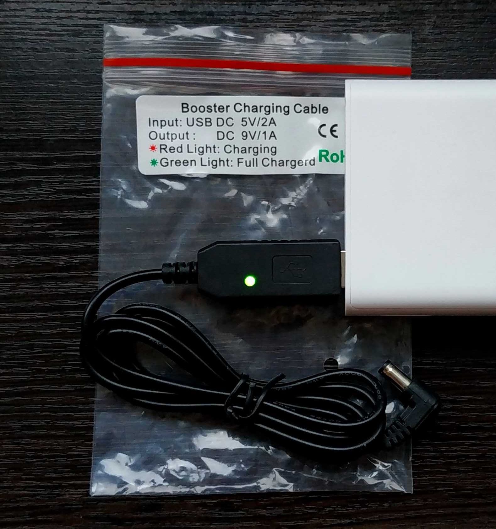 Адаптер USB для рації Baofeng UV-82, UV-5R. 5v-9v.