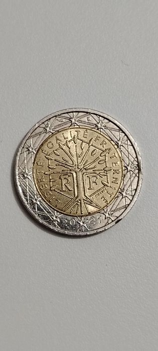 2 Euros 2021 França Árvore da vida MBC