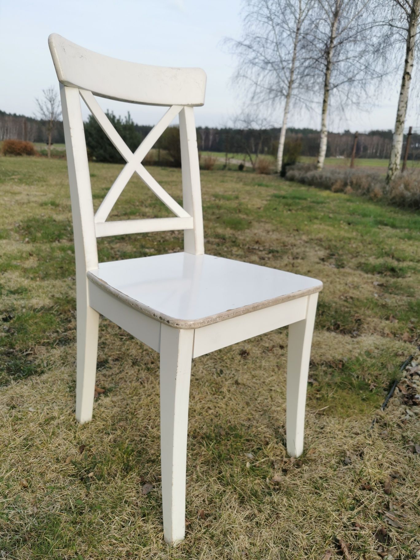 Krzesła drewniane Ikea Inglof