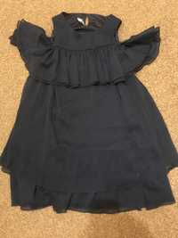 iDO -by MINICONF Granatowa dziewczęce sukienka 12 lat 152 cm jak nowa