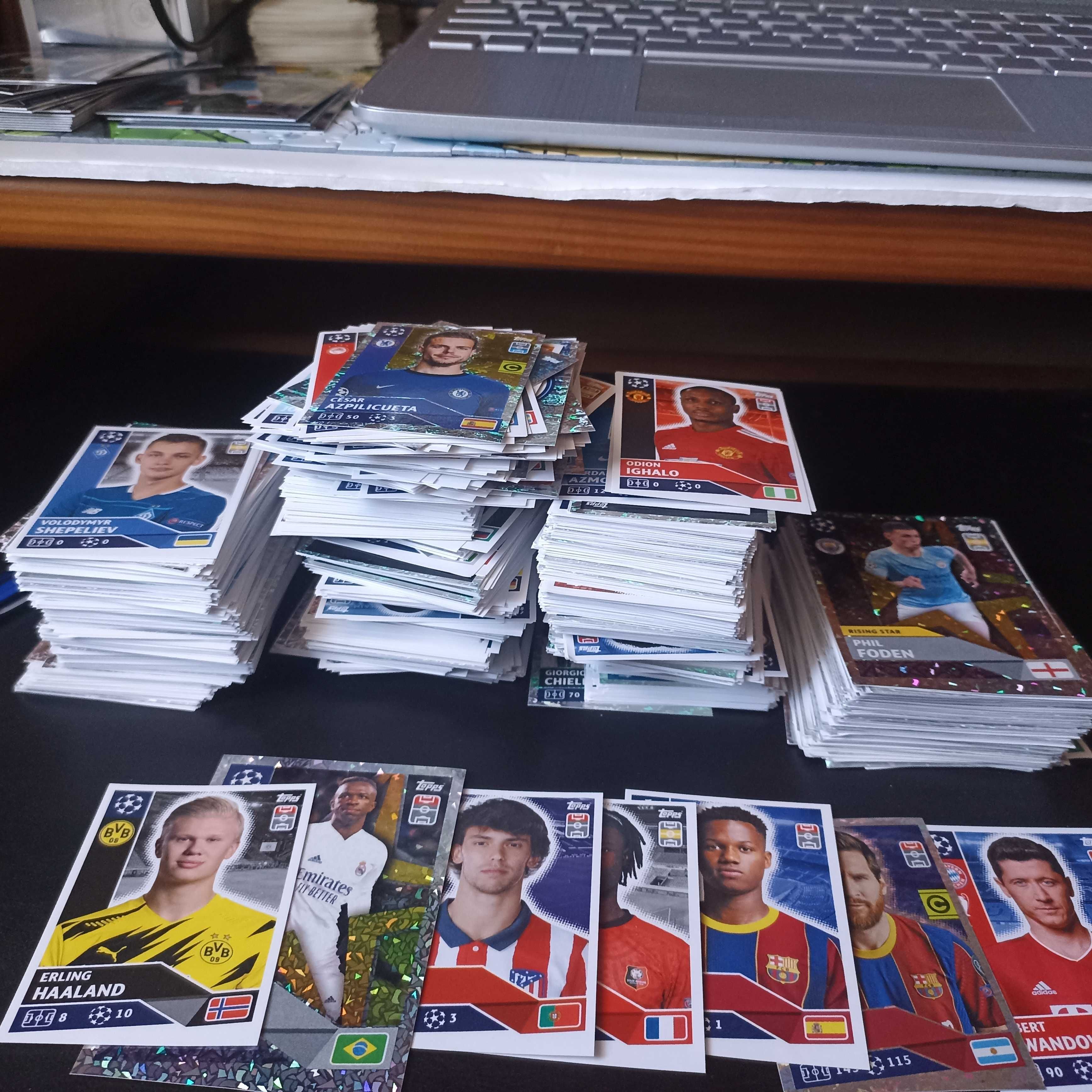 Liga Campeões Champions League 23/24 TOPPS cromos e outras épocas