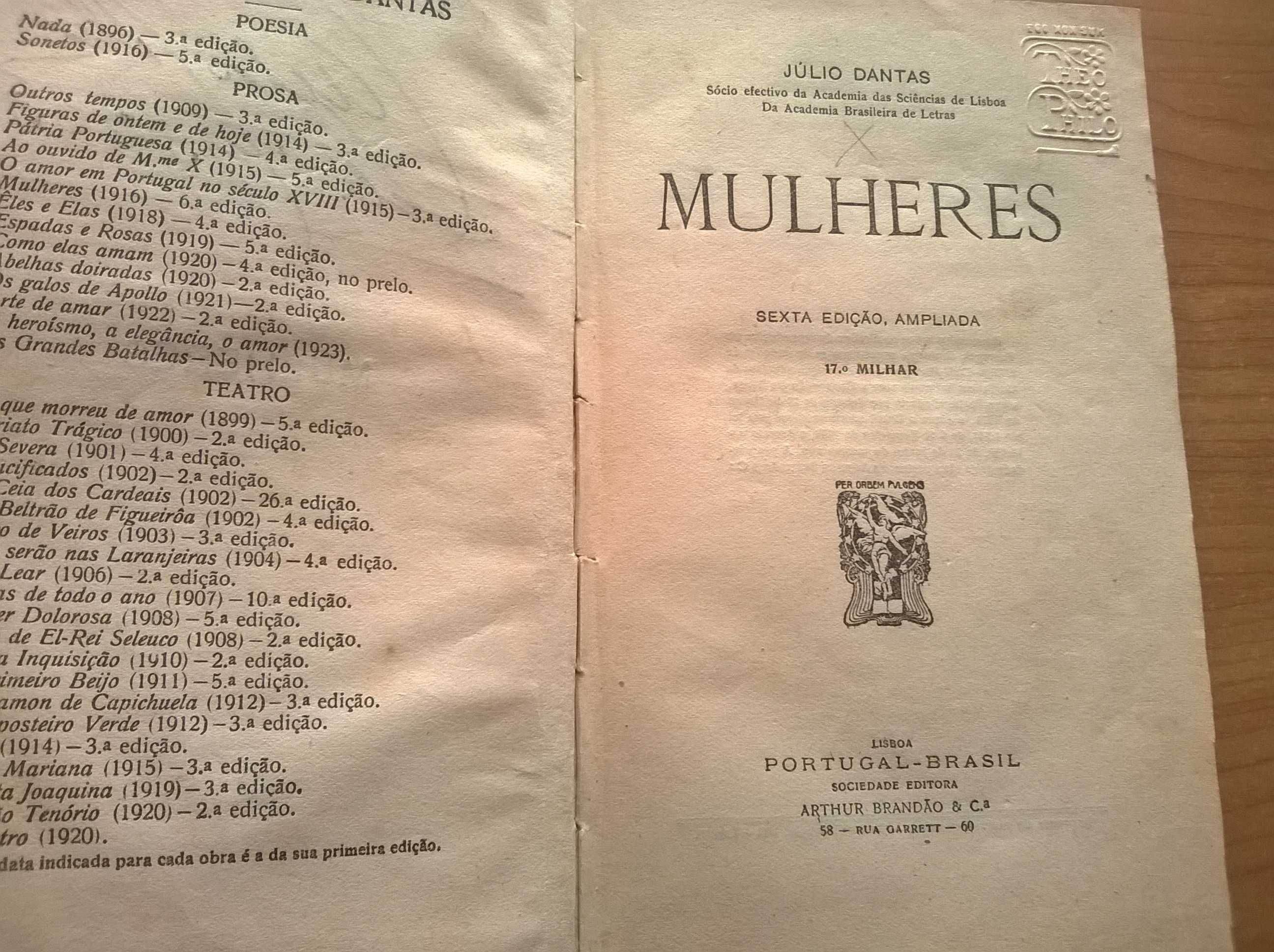 " Mulheres " - Júlio Dantas