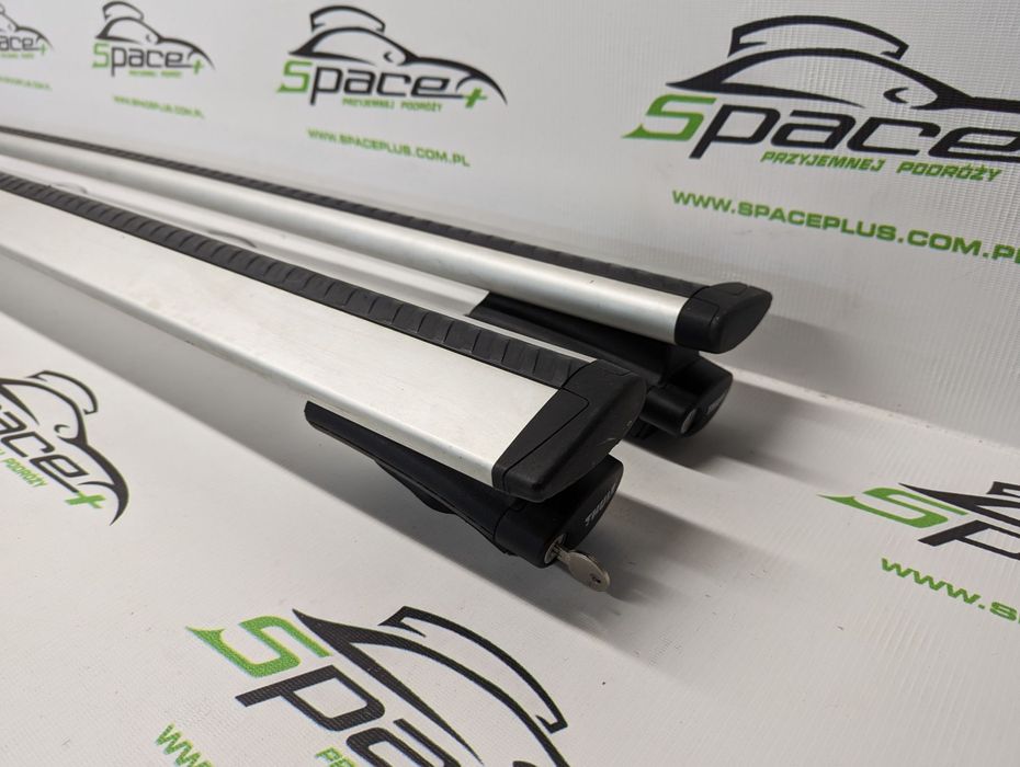 Bagażnik dachowy Thule: belki 962 + Stopy 775 Na otwarte relingi